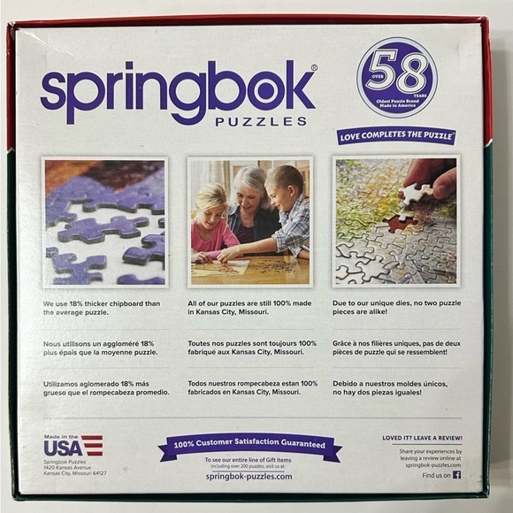 🧩🧩 Puzzle Cardinal Cottage 1000-Piece - Picture 2 of 3